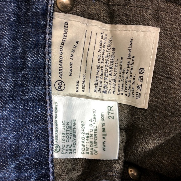 AG Adriano Goldschmied Angel Boot Cut Jeans 27R - Picture 5 of 5